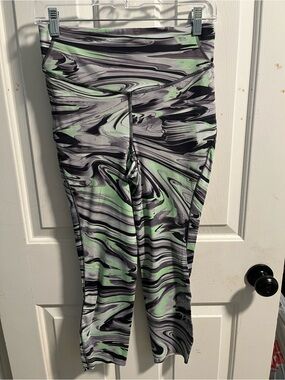 🍋 LIKE NEW Lululemon Paint Glide Warp Multi Base Pace High-Rise Crop 23" - Sz 8